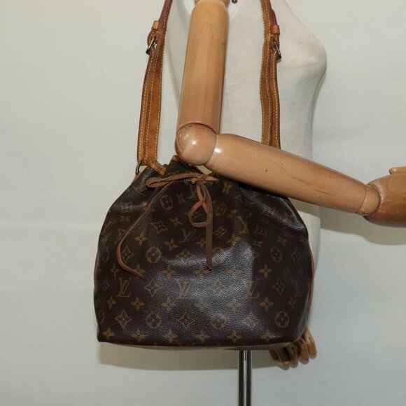 LOUIS VUITTON Monogram Petit Noe Shoulder Bag - Picture 1 of 16